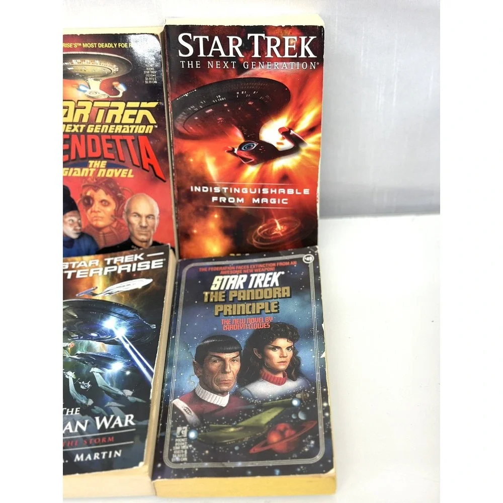 Lot of 10 Star Trek Paperback books